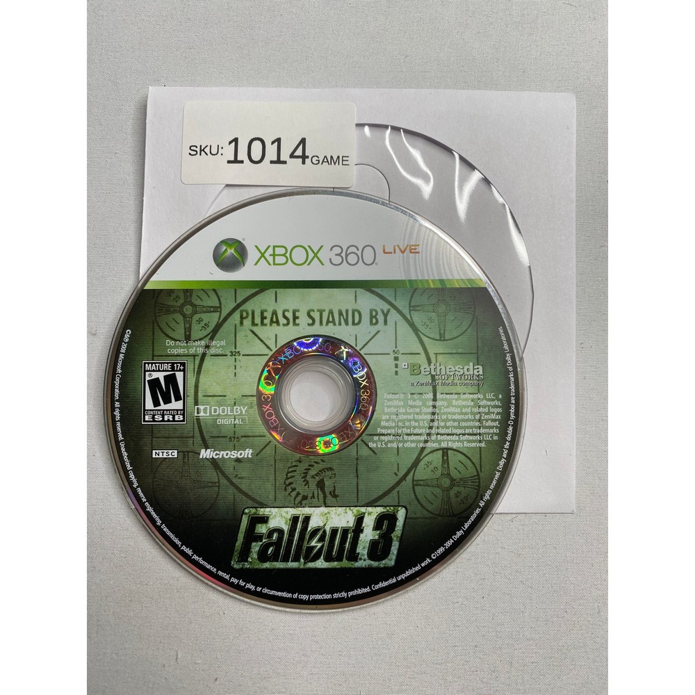 Fallout 3 Microsoft Xbox 360